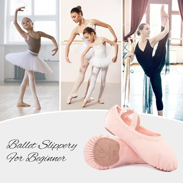 Klassiske Dansesko Canvas Dansesko Halv Pointe Ballet