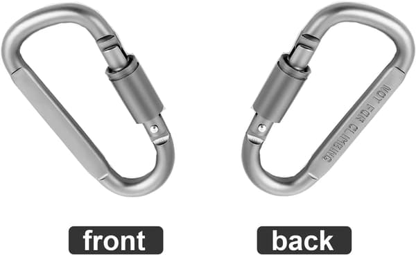 1-pack (Färg) Klätternyckelring, 6-pack Aluminiumlegering