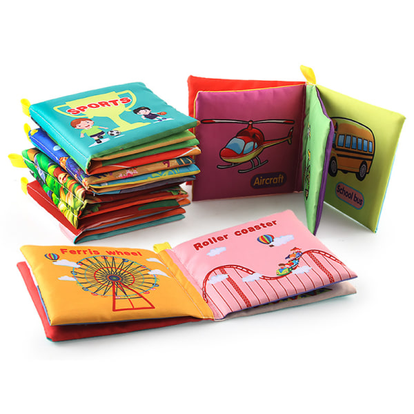 6 baby klud bøger til tidlig uddannelse legetøj engelske Palm bøger