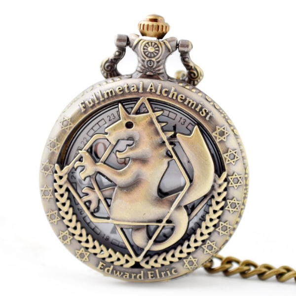 Fullmetal Alchemist Edward Elric Anime watch, brons