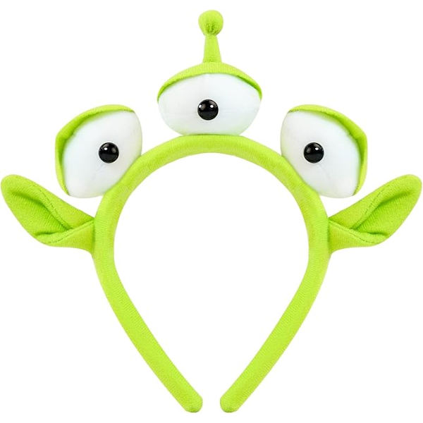 Tre-ögd Alien Huvudband Berättelse Monster Huvudband Plysch Söt Huvudband för Temafest