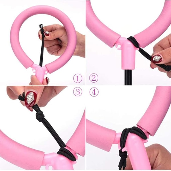 1 st Pink Ankelhoppring, Böjbar Ankelhoppring Leksak, Hoppande