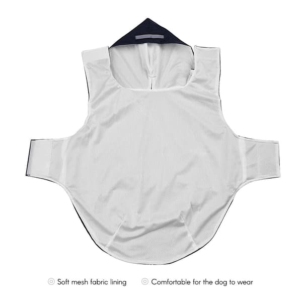 6XL Reflexiv Hundregnrock Regnkläder med Koppelhål