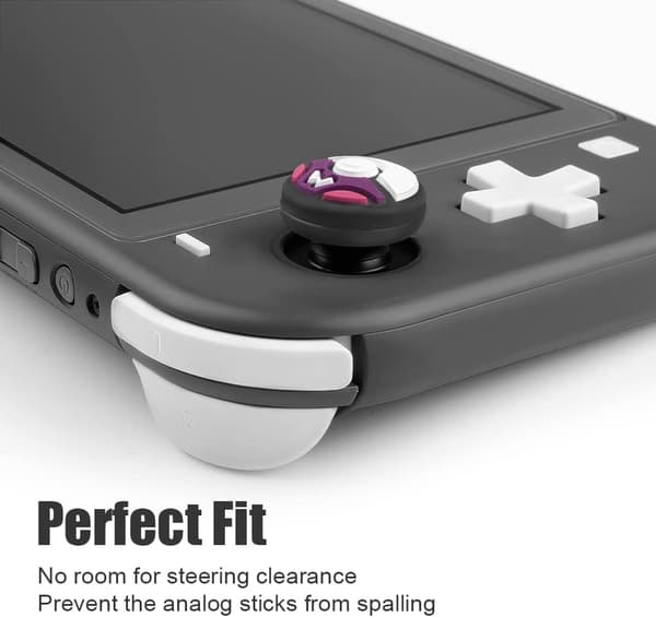 Switch Joycon Tommelgreb Hætter, Blød Silikon Joystick Dæk Kompatibel med Nintendo Switch/OLED/Switch Lite, Analo
