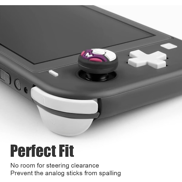 Switch Joycon Tumgreppskåpor, Mjuka Silikon Joystick-skydd Kompatibla med Nintendo Switch/OLED/Switch Lite, Analo