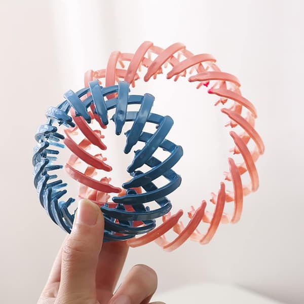3-pack Hårband Fågelbo Form Automatisk Hårclips Hästsvans
