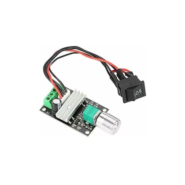 Hastighetsregulator for 12-volts motor, DC-motorregulator, DC 6V