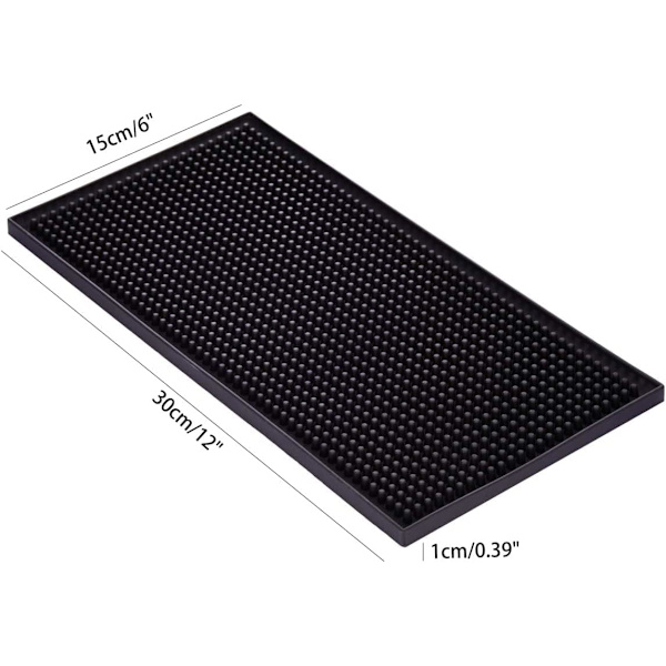 2 stk. 30*15cm sorte vandseparerende bardug bardug blød