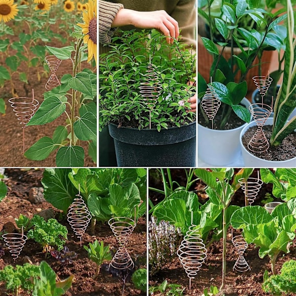 20m Kobbertråd til havearbejde og planter, blank kobbertråd til luftplanteholdere og grøntsagsdyrkning