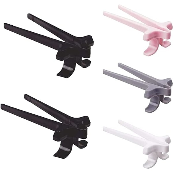 5-fingers spisepinde, dovne spisepinde, ergonomisk spisepindeholder