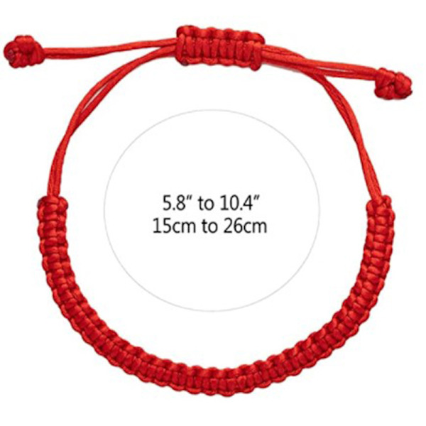 Heldig buddhistisk Tibet-lykkearmbånd + buddhistisk gave! Justerbar