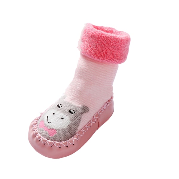Ett par Playshoes Hippopotamus Slipper Socks, unisex barn