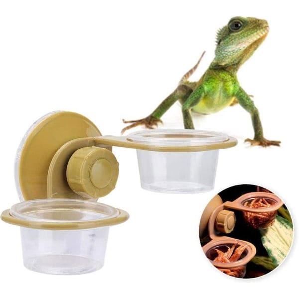 Reptilskål Hængende Foderbord Skildpadde Tilbehør Gecko