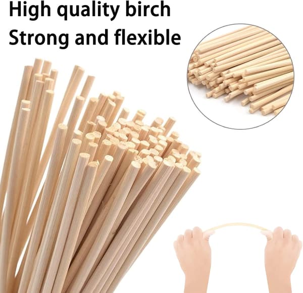 Naturlige trepinner, 30 cm trepinner, trepinner for