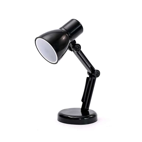 Hvit LED skrivebordslampe Søt skrivebordslampe Lysstyrke Foldbar Liten