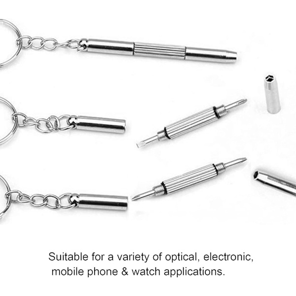 5-pack Multifunktionella Glasögonmejselset, Glasögonreparation