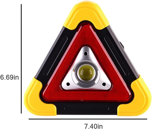 Advarselstrekant, bil advarselslys, LED nødsituation lampe,