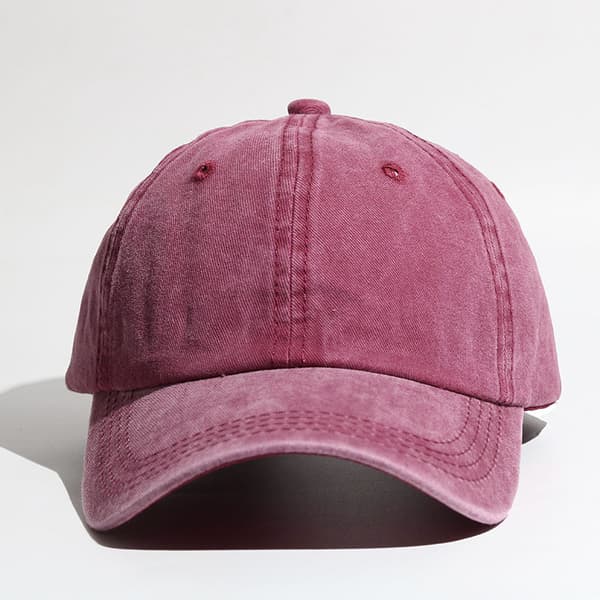 Baseballcaps, slitt og vasket, justerbar