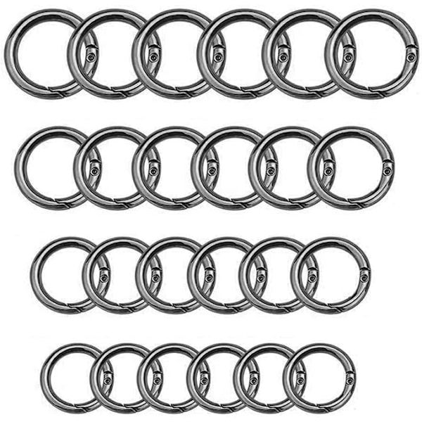 24 stk Runde Spenne Små Spenne, Sink Legering Runde Spenne, Runde