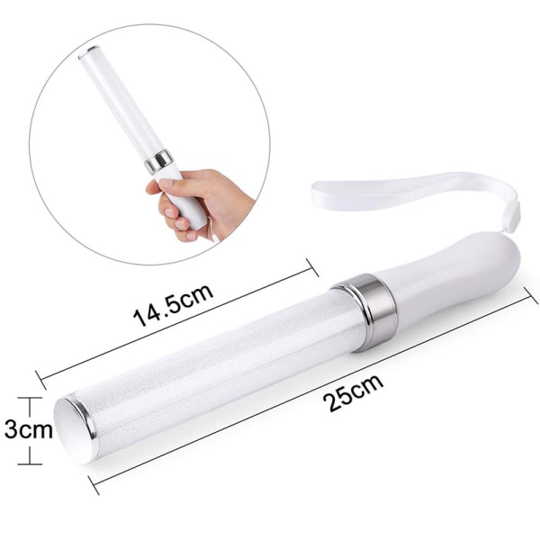 1 Kpl Konsertti Glow Stick Viisitoista Väriä Tukikeppi 25CM