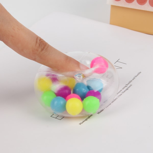 Kreativ avlastningsboll, 6cm avlastningsboll med knep
