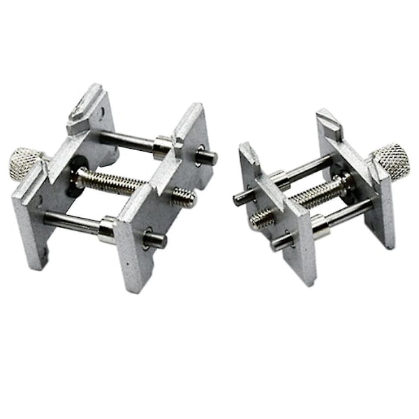 2 sett metall klokkebevegelsesholder fast base multifunksjon for W