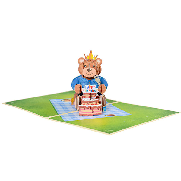 Hyvää syntymäpäivää 3D Pop Up -kortit 3d Tervehdyskortti Postikortit