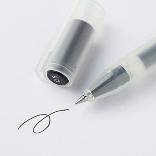 Gelpenna med neutral bläck, slät för studenter, 0,5 mm