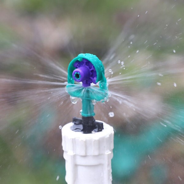 Mikro-drypp multi-overflate sprinkler - seks-vanns brytende spray H