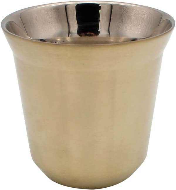 Kaffe / Espresso-kopp i rustfritt stål (Lys gull, 6,2 * 6,2 cm),