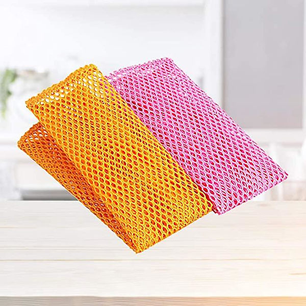6 kappaletta verkkokulho- ja astiapyyhkeitä kodin keittiön ravintolan polyesterikuvan puhdistamiseen 1 6 kappaletta