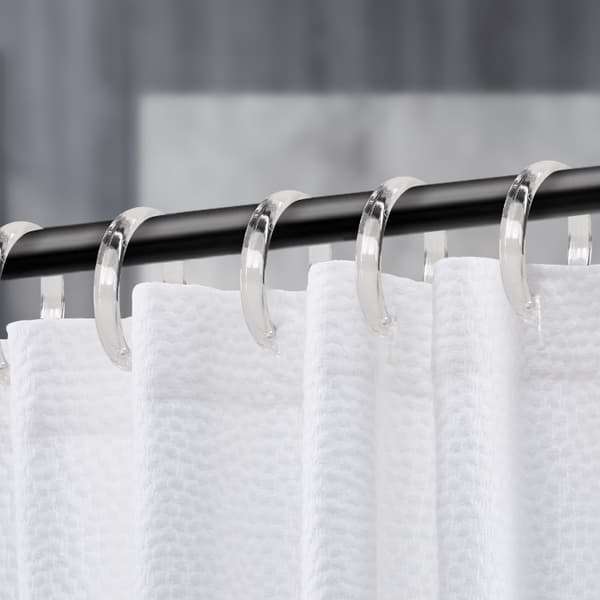 12-pack Moderna Enkla O-formade Duschdraperier för Badrum och