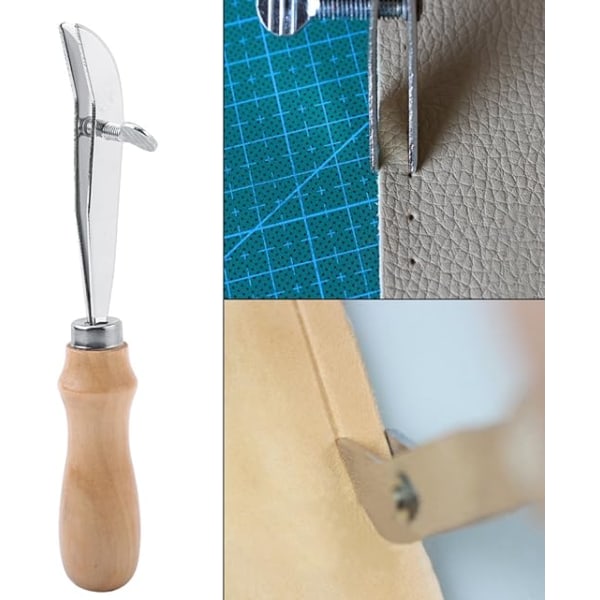 Säädettävä Ulkokäyttöön Sopiva Nahka-Reunan Taittotyökalu DIY-Käsin