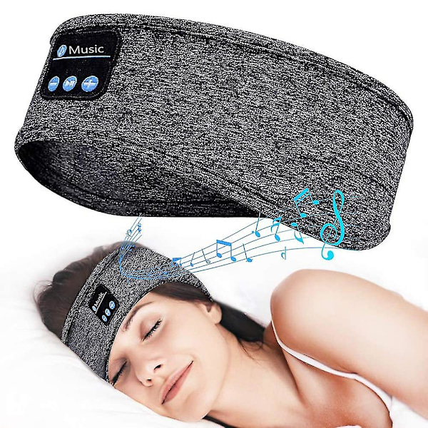 Sleep Headphones Bluetooth Headband, Perfect For Sports Grey