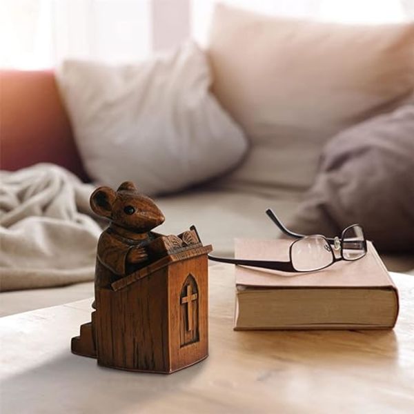 Chapel Mouse Dekoration Chapel Mouse Hartsfigur Chapel Mouse Staty