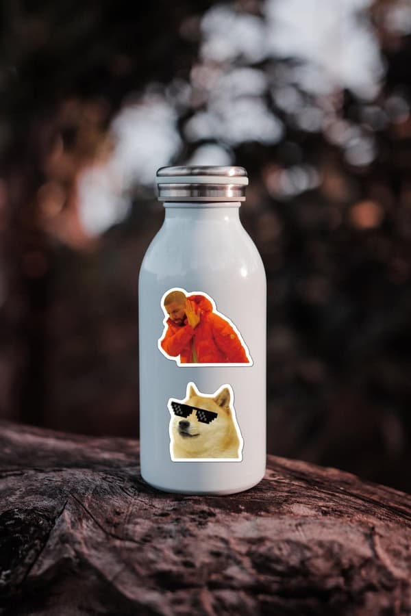 (100 st) Roliga Meme Vinyldekaler Pack, Vine-dekaler för Laptop, iPhone, Vattenflaskor, Dator och Hydro Flask