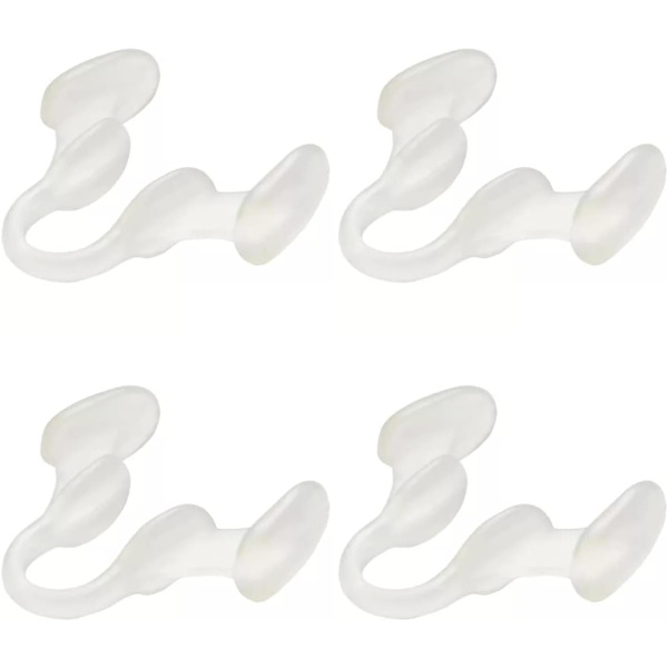 Silikon Næse Dilatorer (4) - Næse dilator, ånd bedre, sov bedre, snork mindre. Hjælper med at reducere snorken. Åbn din næse for at ånde bedre. Meget behagelig. Inkluderer etui