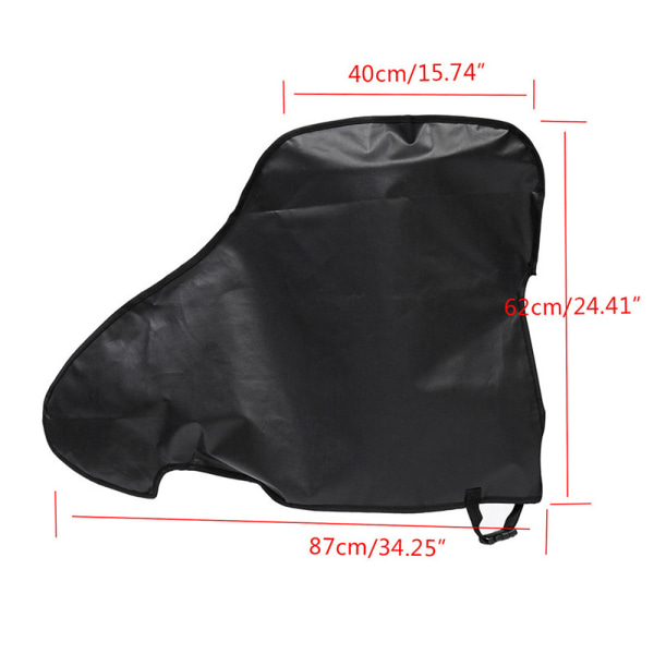 Matkailuvaunun Vetokoukun Peite 40*87*62cm Musta 1kpl