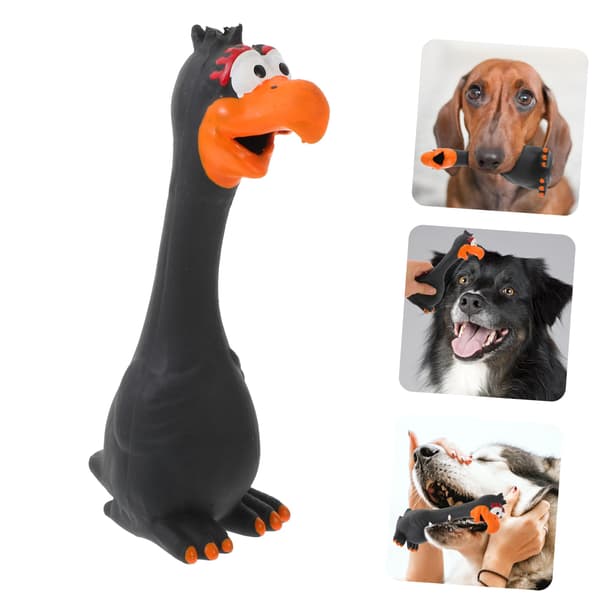 Hunde tyggeleke som kvitrer