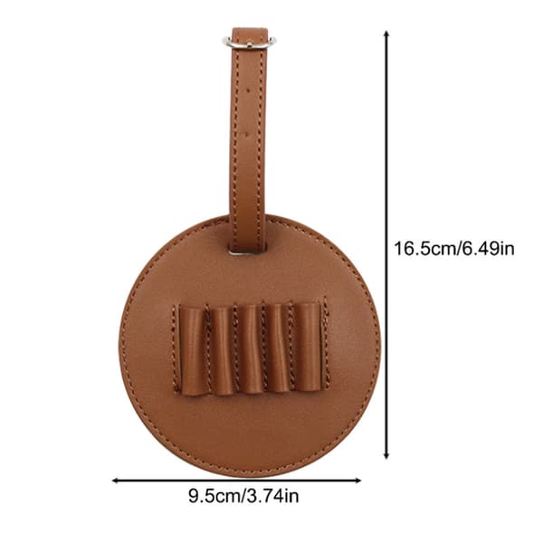 1 stycke läder golfspikförvaringsväska multi-piece golf green