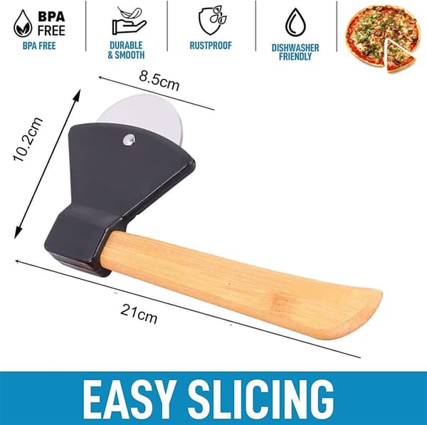 Pizzakutter med rustfritt stål, Pizzakutter, Kjøkkenutstyr