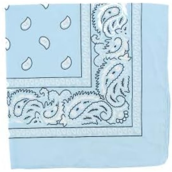 Bandanas Paisley Flerfarget 100% Bomulls Hodebånd Sjal Bomull