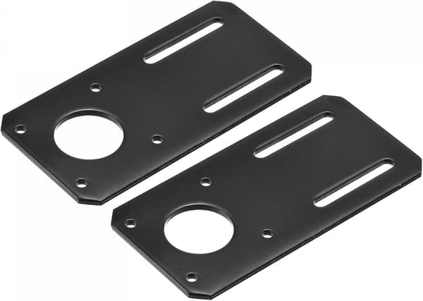 2 Stykker (Sort, 100x50mm) Motor Monteringsholder til Trinmotor