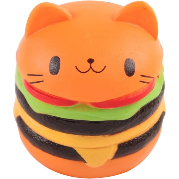 4,5 tuuman Squishies Jumbo Slow Rising Kawaii Squishies Kissahampurilainen B
