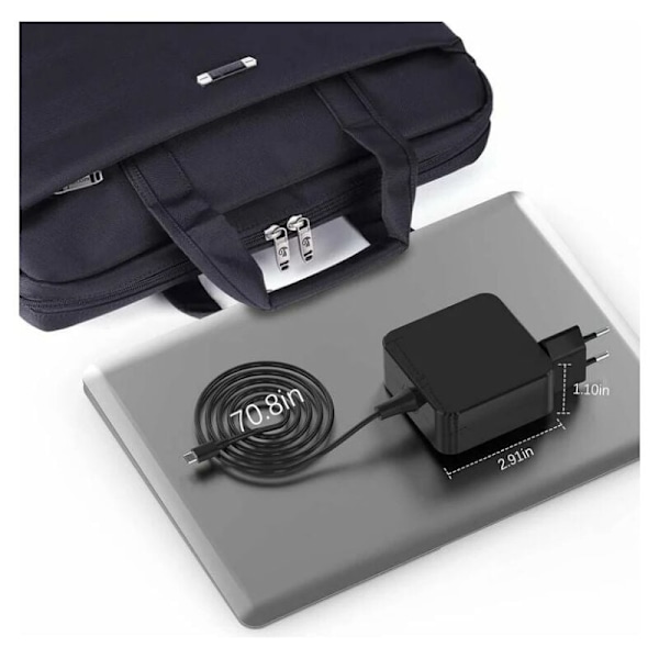65W USB C-laddare Typ C-strömförsörjningsadapter för MacBook Pro/Air
