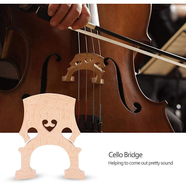 cello Professionel Maple Cellobro Adjustable Selvindstillende