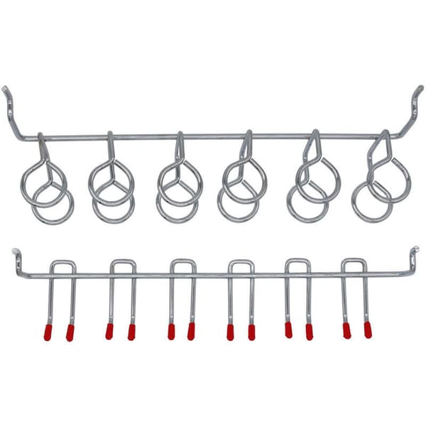 Metall Pegboard Organizer Assortment Kit - 114 delar