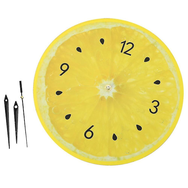 Citronfrukt Väggklocka Lime Modern Kök Klockor Heminredning Livi