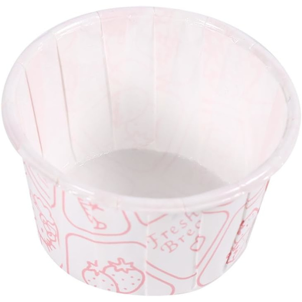 100 stk Papirkake Cupcake Liner Case Wrapper Muffin Bakekopp