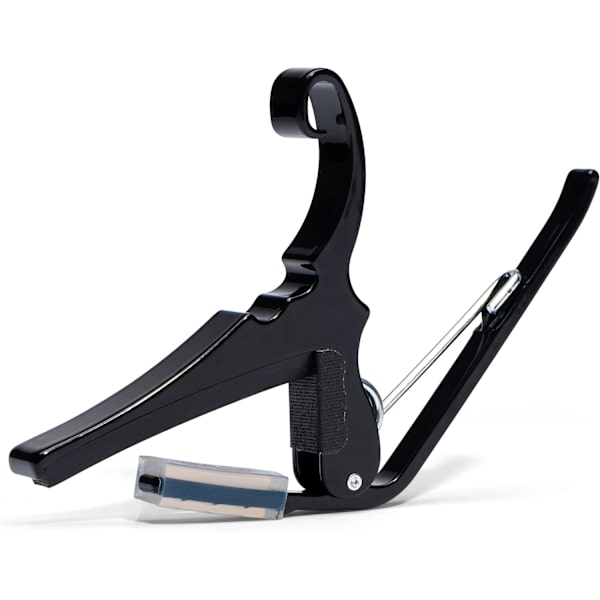 Quick-Change Guitar Capo til 6-strengs akustiske guitarer, Sort, KG6BA